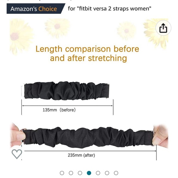 Fit bit Versa 2 watch Bands - Picture 5 of 10